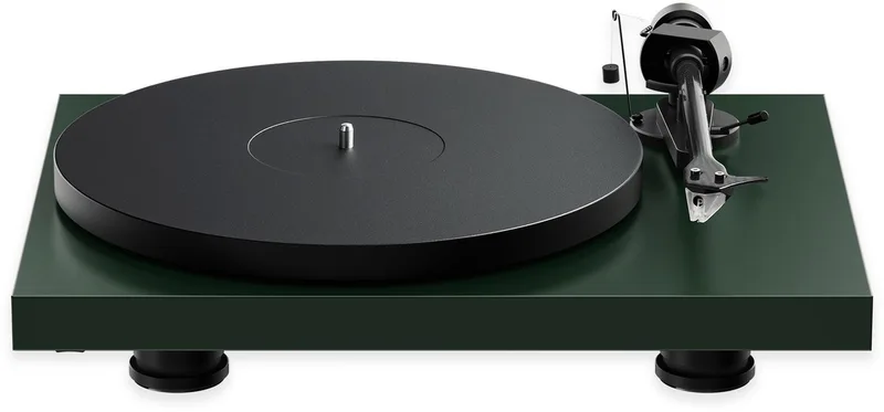 Debut Evo 2 Satin Fir Green platenspeler van Pro-Ject in Groen – productfoto
