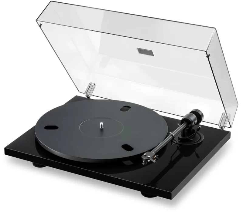 E1.2 BT Bluetooth Platenspeler – met Phono Voorversterker – Plug and Play – 33/45 RPM – LP Speler – Handmatige Platenspeler van Pro-Ject in Zwart – productfoto