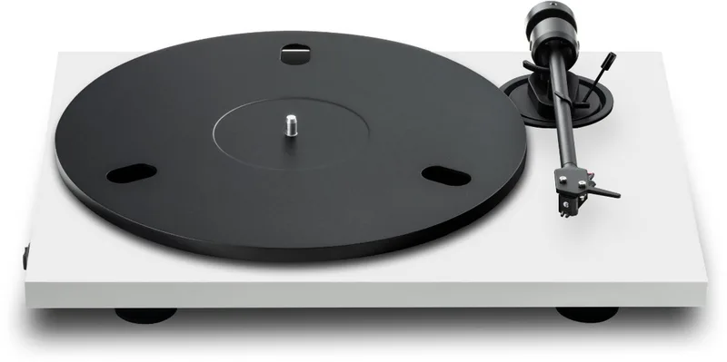 E1.2 Pick it MM E Platenspeler – Plug & Play Vinyl draaitafel – Aluminium Plateau – Handgemaakt van Pro-Ject in Wit – productfoto