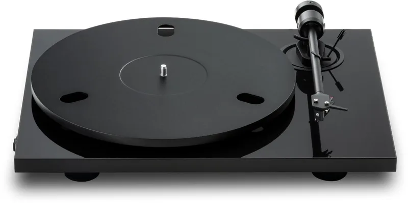 E1.2 Pick it MM E Platenspeler – Plug & Play Vinyl draaitafel – Aluminium Plateau – Handgemaakt van Pro-Ject in Zwart – productfoto