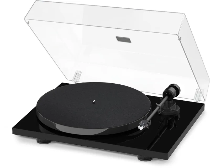 E1 BT Bluetooth Platenspeler – met Phono Voorversterker – Handmatige Platenspeler – 33/45 RPM – LP Speler – AT3600L element van Pro-Ject in Zwart – productfoto