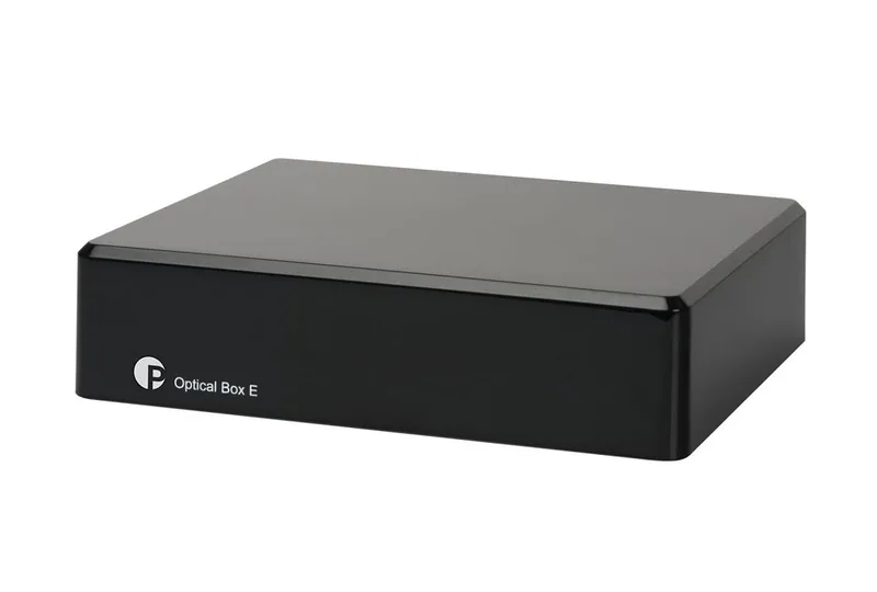 Optical Box E Phono phono voorversterker zwart by Pro-Ject – product photo