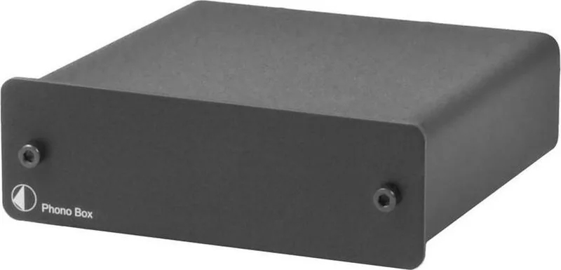Phono Box DC Voorversterker MM/MC - Hoogwaardige Signaalversterking - Helder en Nauwkeurig Geluid - Duurzaam & Betrouwbaar van Pro-Ject in Zwart – productfoto