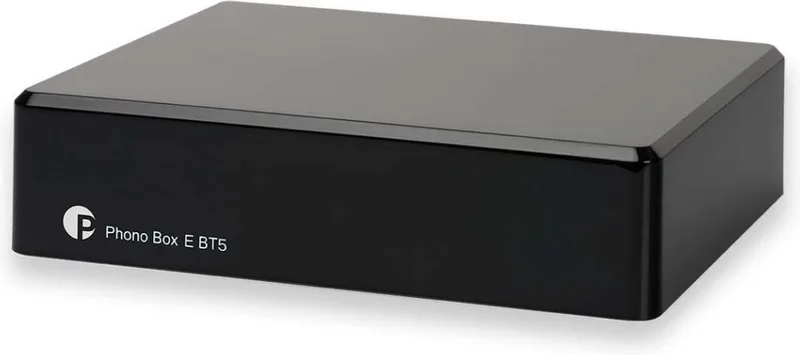 Phono Box E BT 5 Voorversterker MM Bluetooth Verzender - Helder Geluid - Kraakheldere Signaalversterking - Eenvoudige Connectiviteit - Zwart van Pro-Ject in Zwart – productfoto