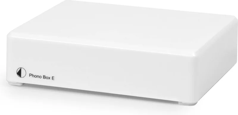 Phono Box E Voorversterker MM - Compact Design - Nauwkeurige Geluidsweergave - Eenvoudige Plug & Play van Pro-Ject in Wit – productfoto