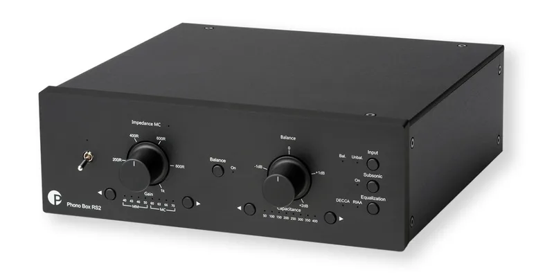 Phono Box RS2 phono voorversterker zwart van Pro-Ject – productfoto