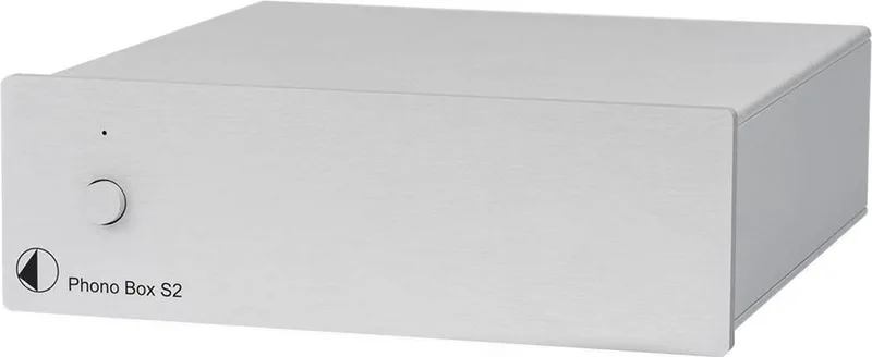 Phono Box S2 Phono voorversterker by Pro-Ject in Silver – product photo