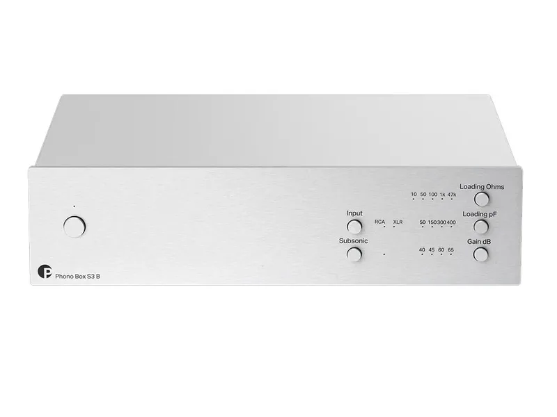 Phono Box S3 B phono voorversterker zilver van Pro-Ject – productfoto