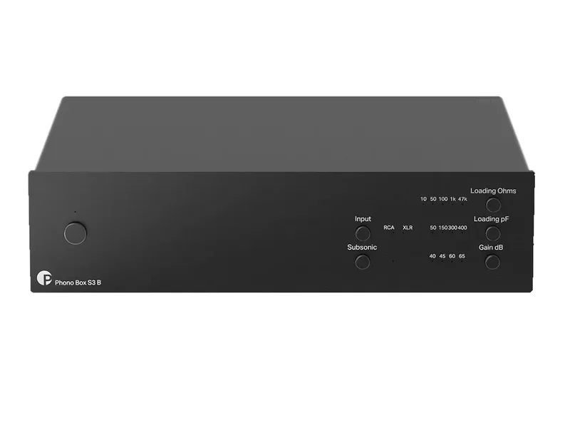 Phono Box S3 B phono voorversterker zwart van Pro-Ject – productfoto