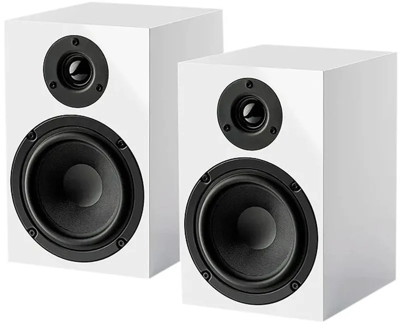 Speaker Box 3E Boekenplank Speakers – Krachtig Geluid – Compact Ontwerp – Natuurlijke Klank van Pro-Ject in Wit – productfoto
