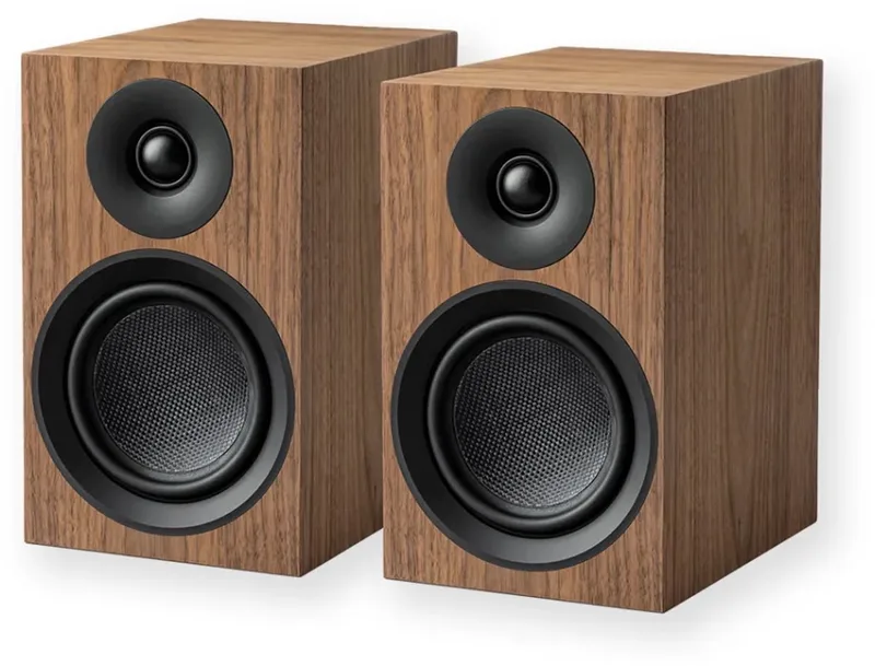 Speaker Box 3E Boekenplank Speakers – Krachtig Geluid – Compact Ontwerp – Natuurlijke Klank - Hout by Pro-Ject in Walnoot – product photo