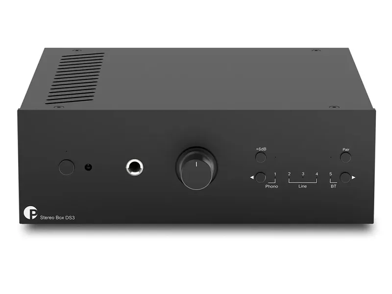 stereo Box DS3 stereo versterker zwart van Pro-Ject – productfoto