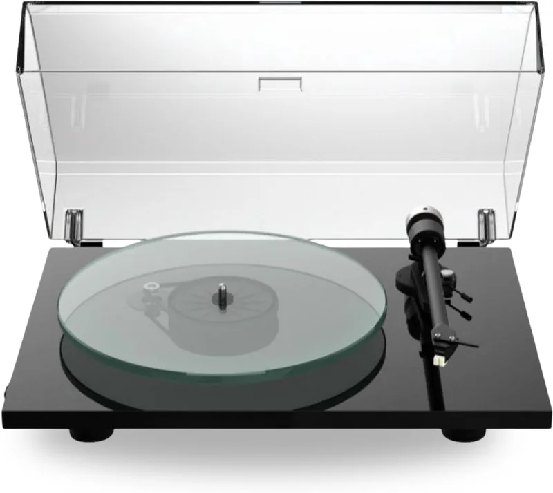T2W Rainier Streaming Platenspeler - Multiroom-technologie - WiFi streaming - Moderne Vinyl Speler van Pro-Ject in Zwart – productfoto