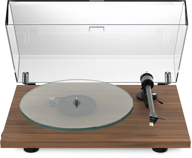 T2W Rainier Streaming Platenspeler - Multiroom-technologie - WiFi streaming - Moderne Vinyl Speler van Pro-Ject in Walnoot – productfoto