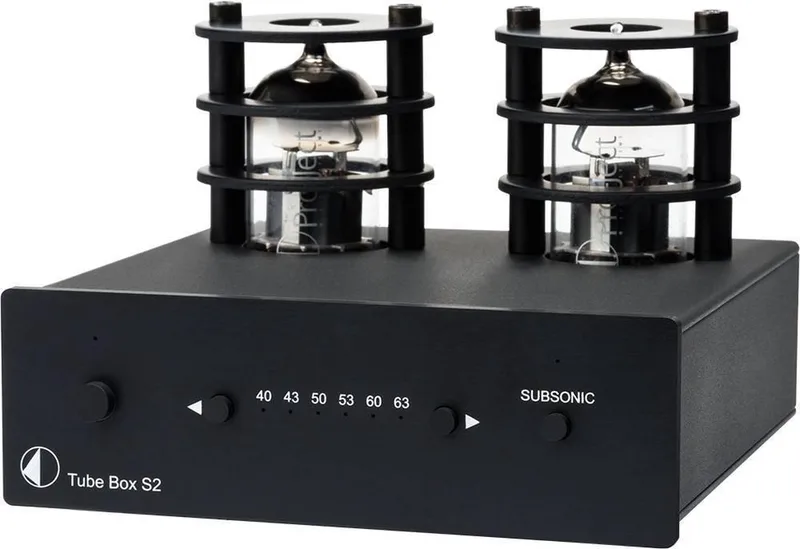 Tube Box S2 Phono voorversterker van Pro-Ject in Zwart – productfoto