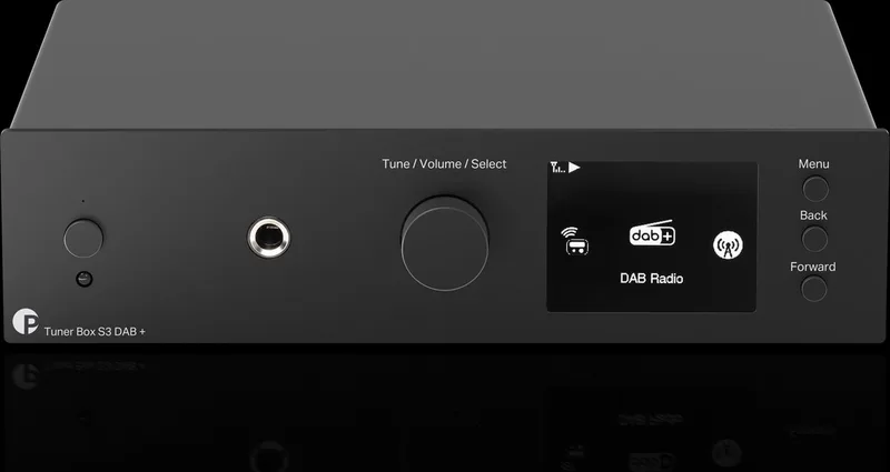 Tuner Box S3 DAB+ Internet Radio van Pro-Ject in Zwart – productfoto