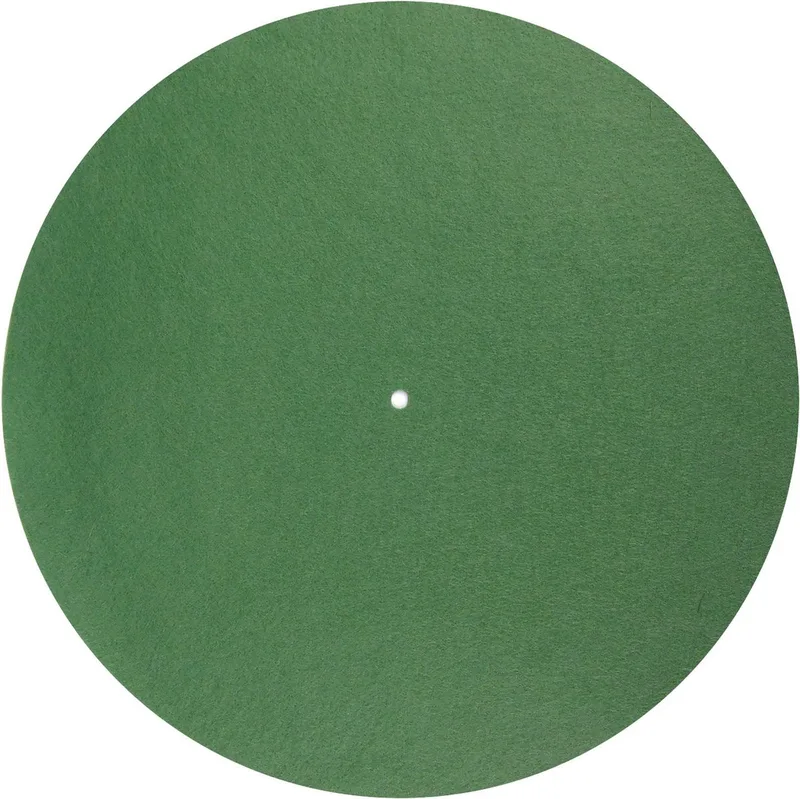 Vilt mat 300mm neon Platenspeleraccessoire van Pro-Ject in Groen – productfoto