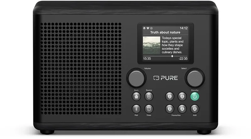 Classic H4i - De compacte Internet Radio, Zwart-Essen von Pure in Schwarz – Produktfoto
