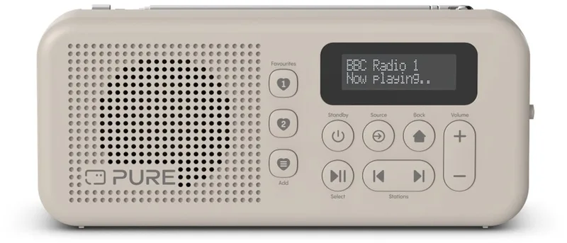 Elan Move - Superhandige DAB+ & FM-radio met Bluetooth van Pure in Wit – productfoto
