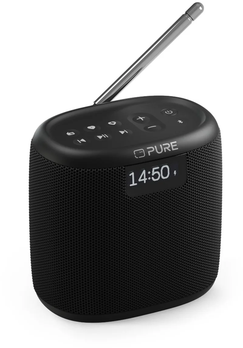 Woodland Mini - de perfecte compacte luidspreker voor buiten van Pure in Zwart – productfoto 1 van 2