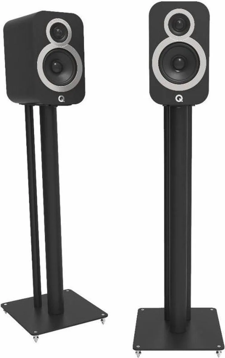 Q Acoustics 3000i Stands - Luidspreker Standaard - Satijn (per paar) van Q Acoustics in Zwart – productfoto