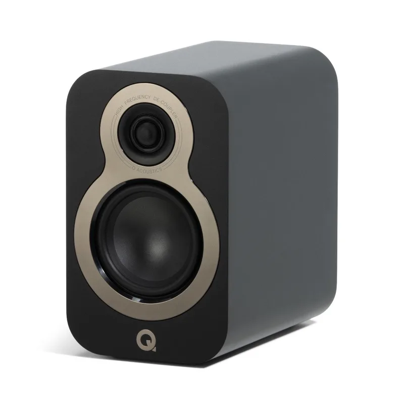 Q Acoustics: 3010c Boekenplank Speakers - 2 Stuks - Satin black by Q Acoustics in Black – product photo