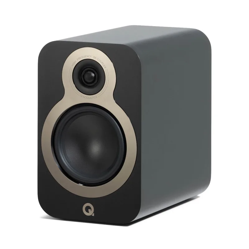 Q Acoustics: 3030c Boekenplank Speakers - 2 Stuks - Satin black van Q Acoustics in Zwart – productfoto