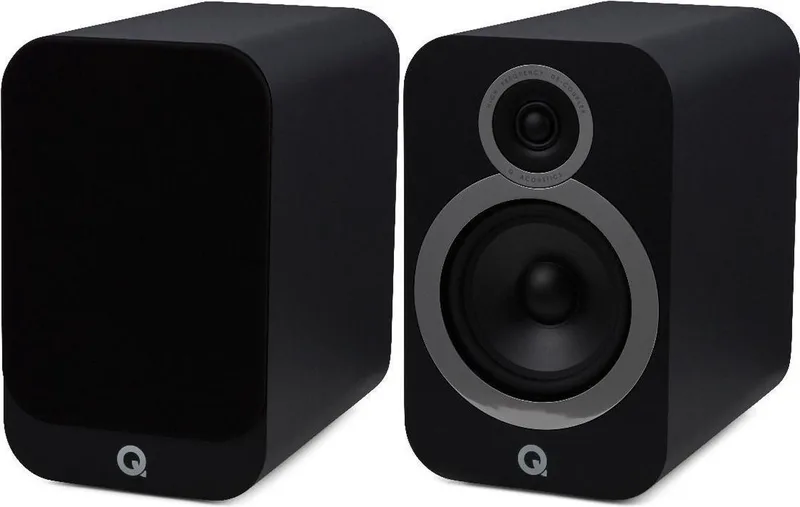 Q Acoustics 3030i Hifi - Boekenplank Luidspreker - Mat (per paar) by Q Acoustics in Black – product photo
