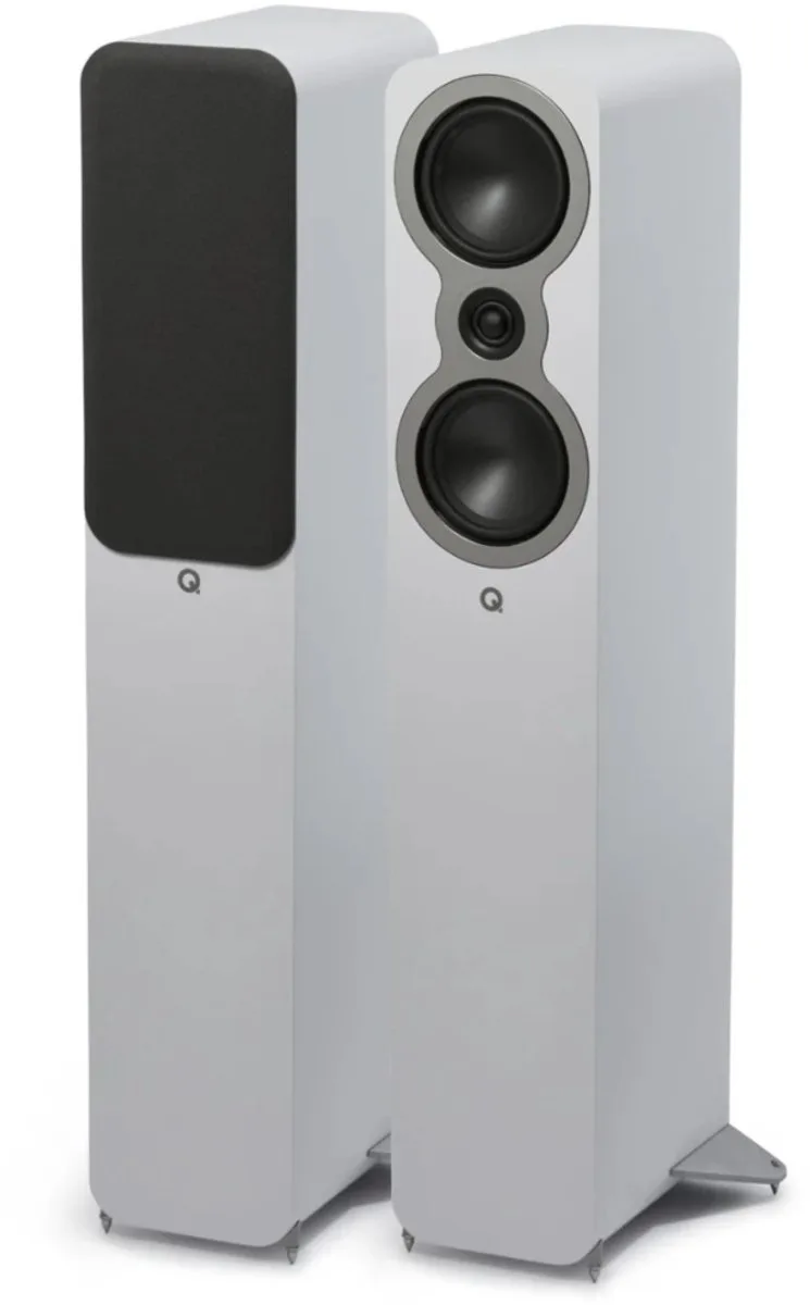 Q Acoustics 3040c - Vloerstaande Luidspreker van Q Acoustics in Wit – productfoto