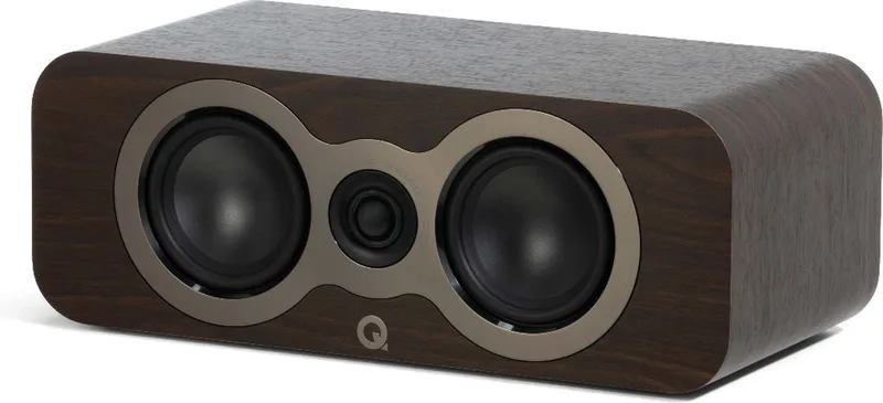 Q Acoustics: 3090c Centerspeaker - Claro van Q Acoustics in Walnoot – productfoto