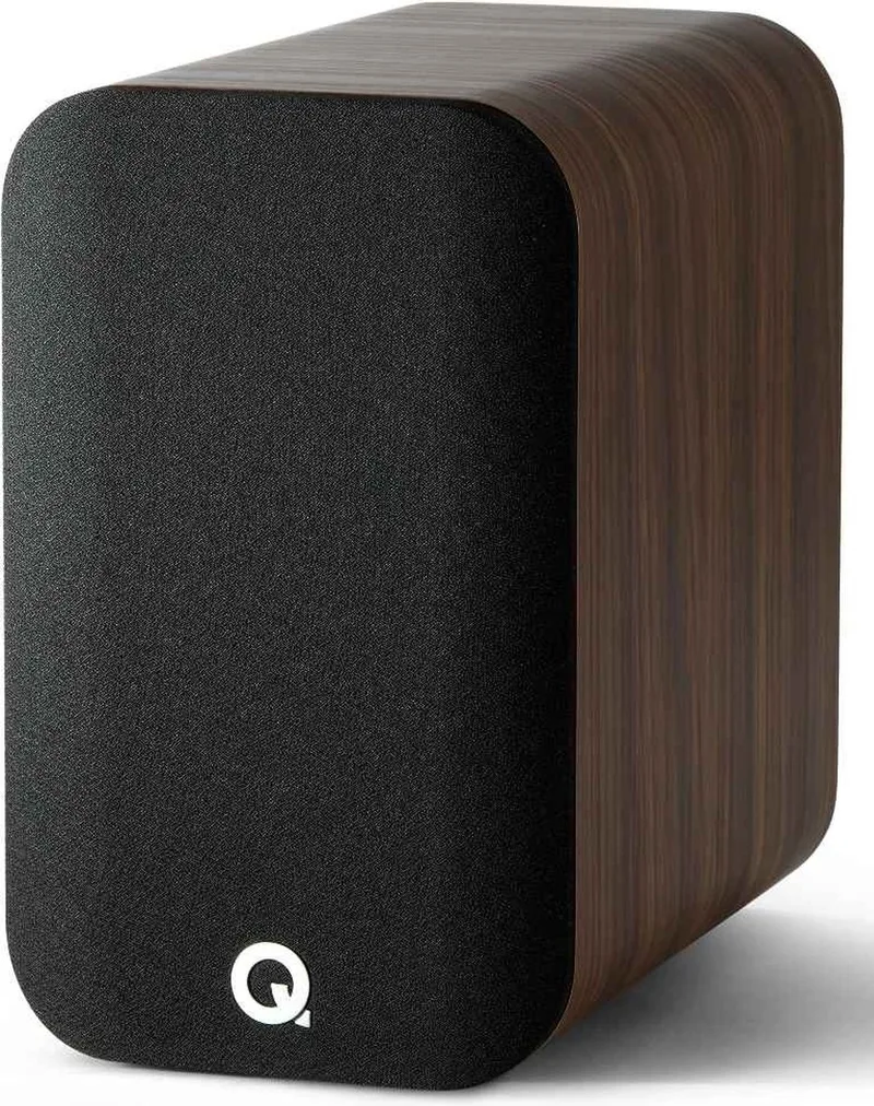 Q Acoustics: 5010 Boekenplank Speaker - 2 Stuks van Q Acoustics in Rozenhout – productfoto