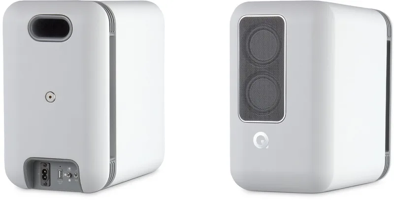 Q ACTIVE 200 SPEAKERS WHITE GOOGLE (2pc) by Q Acoustics in White – product photo