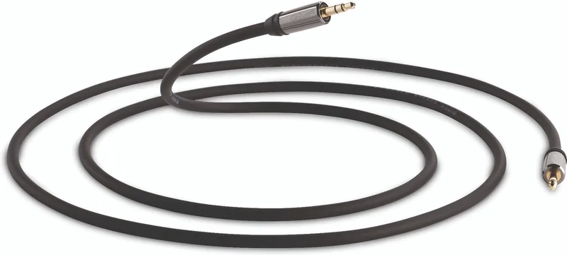 PERFORMANCE AUDIO J2J 3m - Aux kabel by QED in Black – product photo