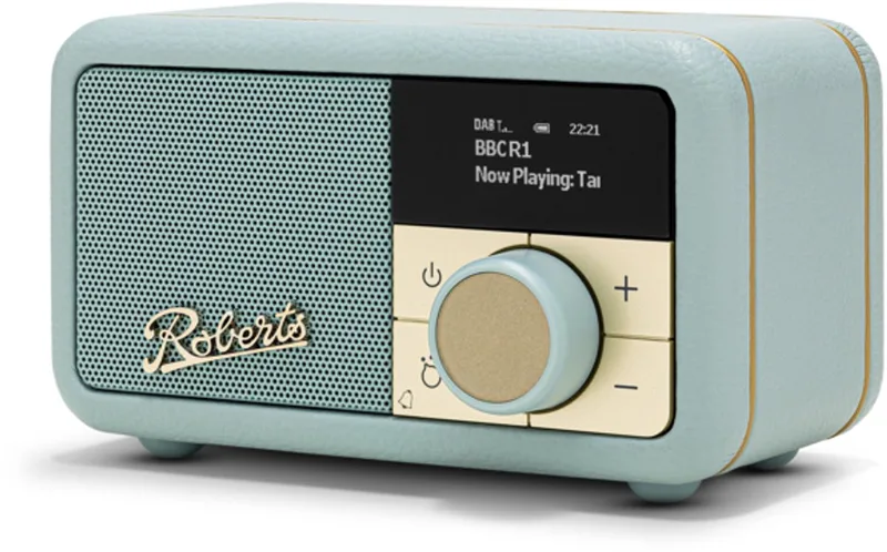 DAB+ radio ROBERTS Revival Petite 2 duck egg blue van Roberts Radio in Groen – productfoto