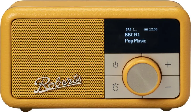 DAB+ radio ROBERTS Revival Petite 2 sunburst by Roberts Radio in Yellow – product photo