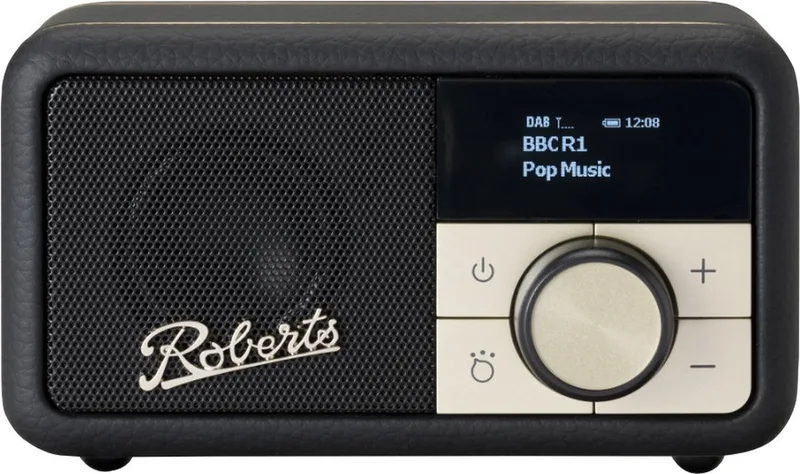 DAB+ radio ROBERTS Revival Petite 2 zwart van Roberts Radio in Zwart – productfoto