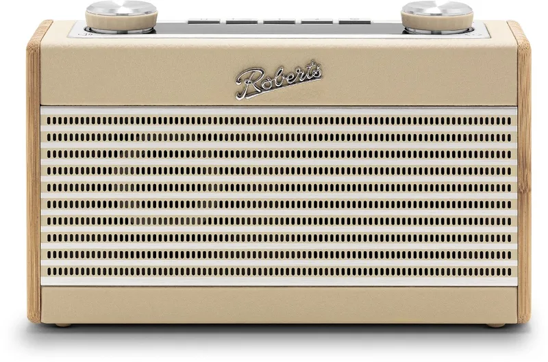 Radio – 6000058792 – DAB+ radio – Draagbaar – Bluetooth – OLED van Roberts Radio in Crème Pastel – productfoto