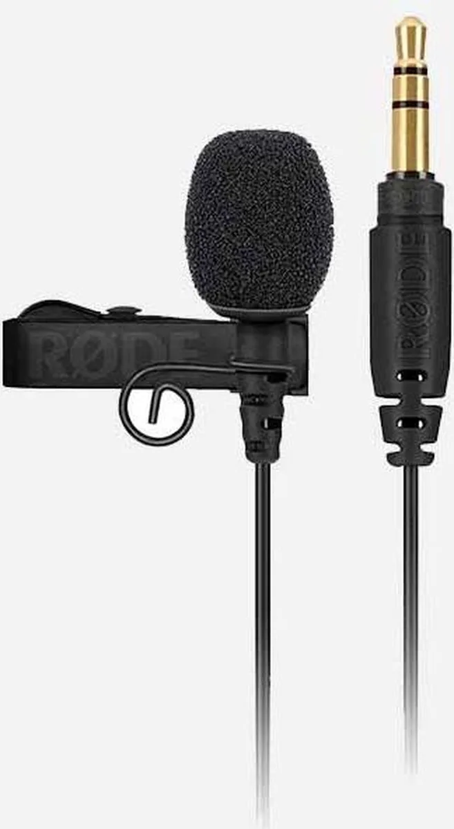 LAVALIER GO Microfoon - Zwart - Lavaliermicrofoon Met Bevestigingsclip van RØDE in Zwart, Wit – productfoto