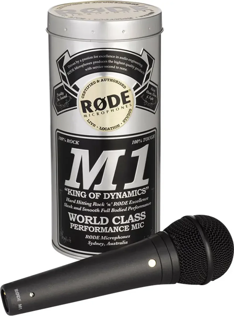 M1 - Dynamische Microfoon - Interview & Zang van RØDE in Zwart – productfoto 2 van 2