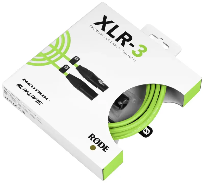 XLR-3 - Xlr kabel van RØDE in Groen – productfoto 2 van 2