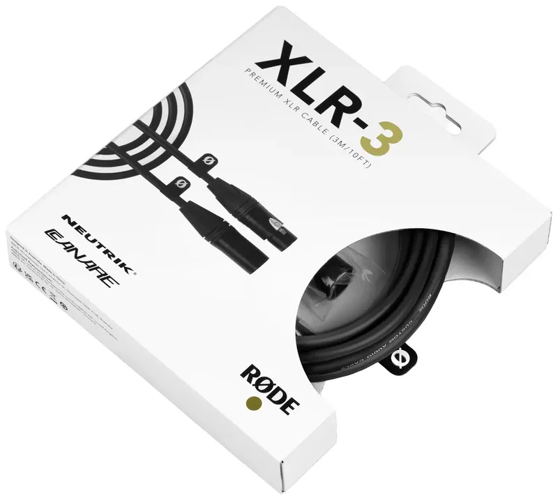 XLR-3 - Xlr kabel van RØDE in Zwart – productfoto 2 van 2