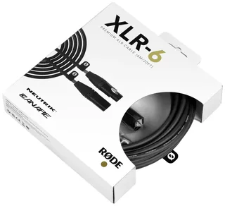 XLR-6 - Xlr kabel by RØDE in Black – product photo 2 of 2