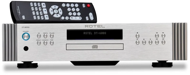 DT-6000S topklasse CD-speler van Rotel in Zilver – productfoto