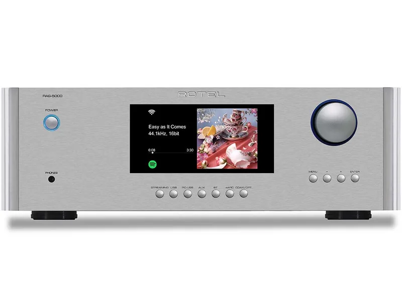 RAS-5000 Streaming versterker zilver van Rotel – productfoto