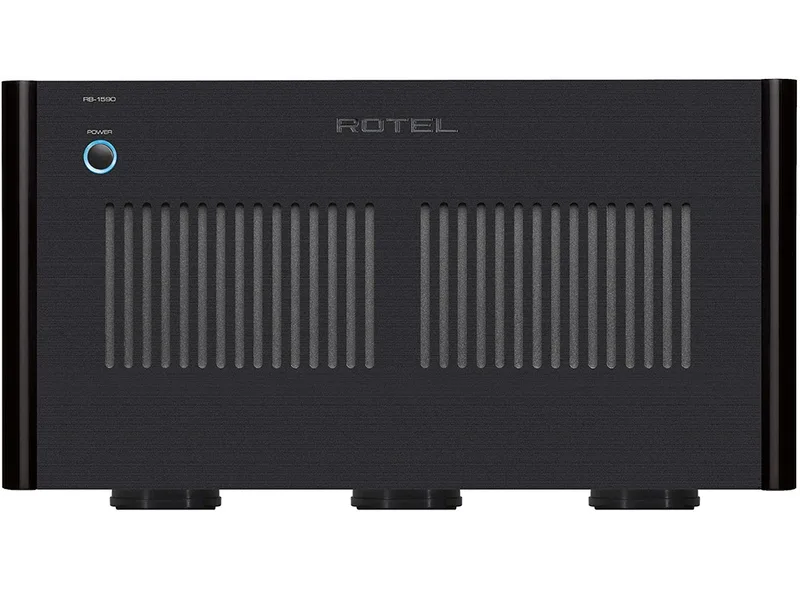 RB-1590 stereo eindversterker zwart van Rotel – productfoto