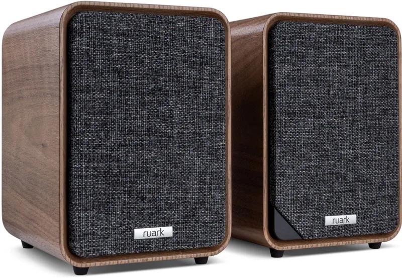 MR1 Mk3 Actieve Speakers - Walnoot by Ruark Audio in Black, Grey – product photo