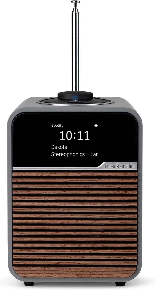 R1S Draadloze speaker - Mid Grey van Ruark Audio in Grijs – productfoto