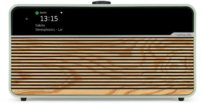 R2 Mk4 smart music system - Sea Mist van Ruark Audio in Wit – productfoto