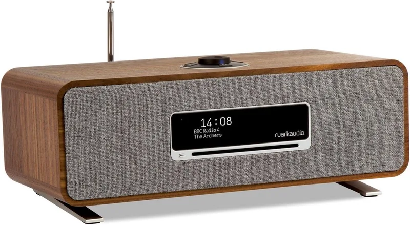 R3S Compacte Radio Systeem by Ruark Audio in Walnoot – product photo