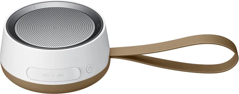 Draadloze Speaker - Scoop design - Bruin by Samsung in White – product photo